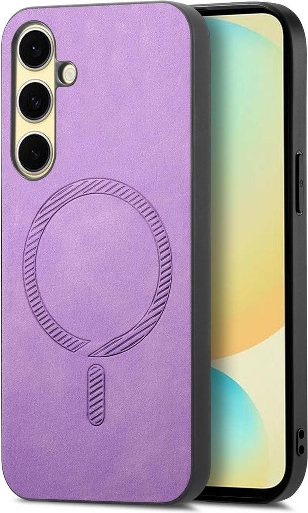 MagSafe Hülle für Samsung Galaxy A36/A56 - Phonesta Retro Back Cover - Lila