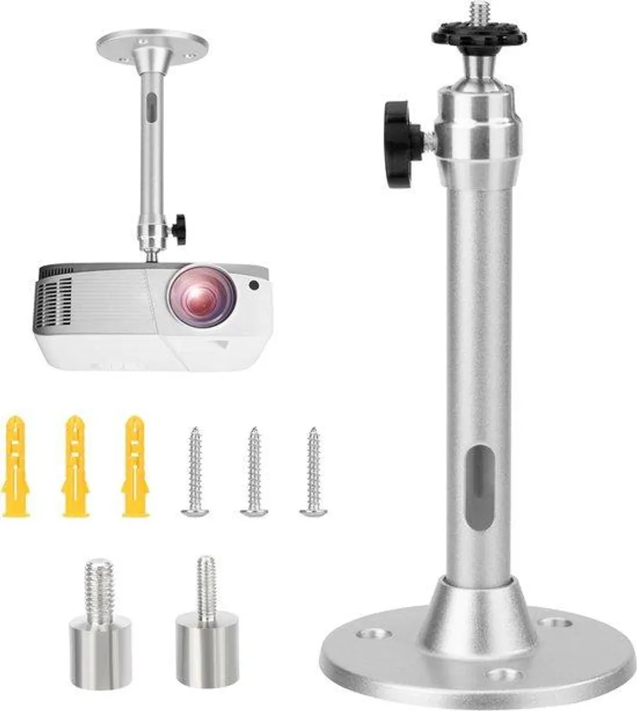 Support Projecteur Aluminium 5kg : Rotation 360 Degrés Haute Qualité