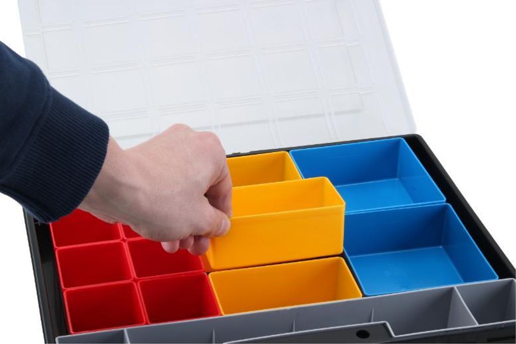 Allit Sortimentskasten EuroPlus Flex 37-17 schwarz Produktbild 