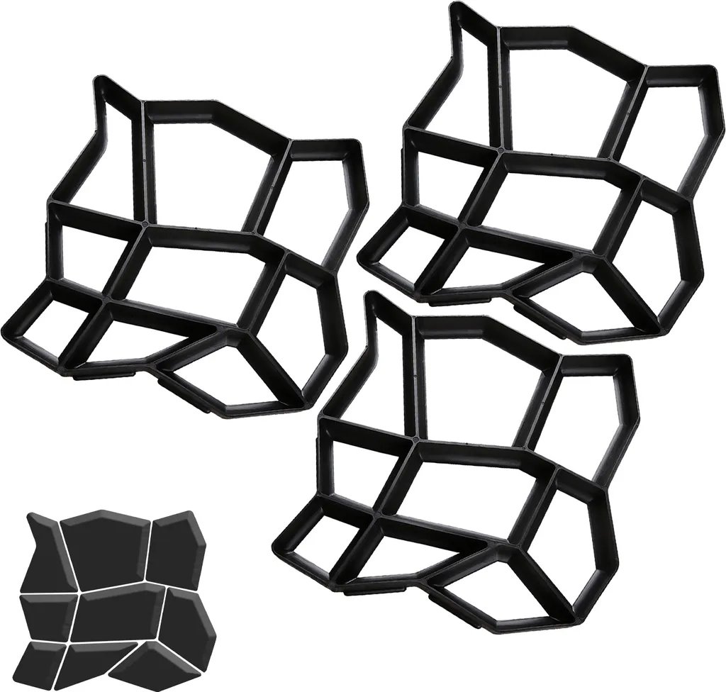Crea il Tuo Vialetto con il Set 3 Stampi Yakimz 43x43 - Qualità Top