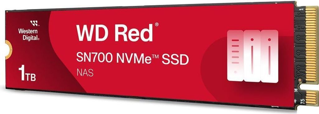 QNAP WD Red SN700 - SSD - 1 TB - intern - M.2 2280 - PCIe Image du produit 