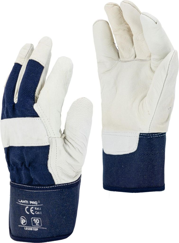 Warme Handschuhe, Marineblau L250610P, Karte, "10", Ce, Lahti