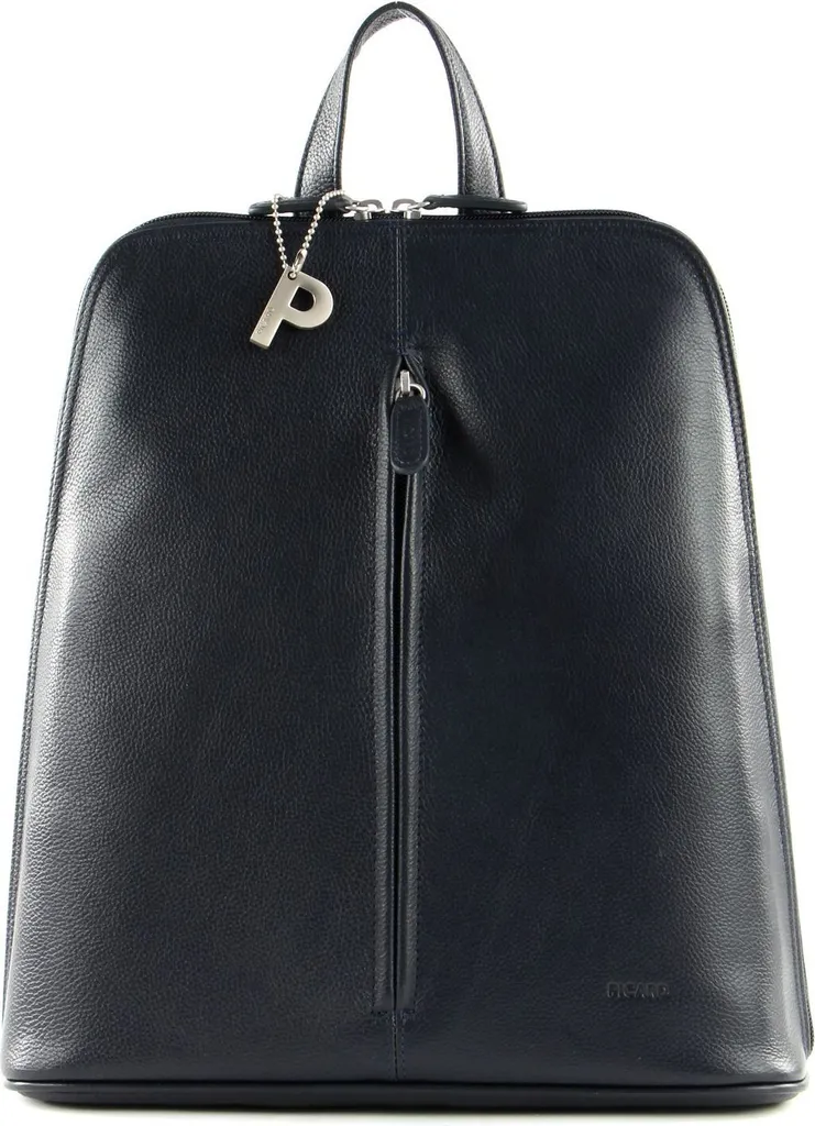 Fini le mal de dos avec le sac Luis Picard en cuir bleu ergonomique