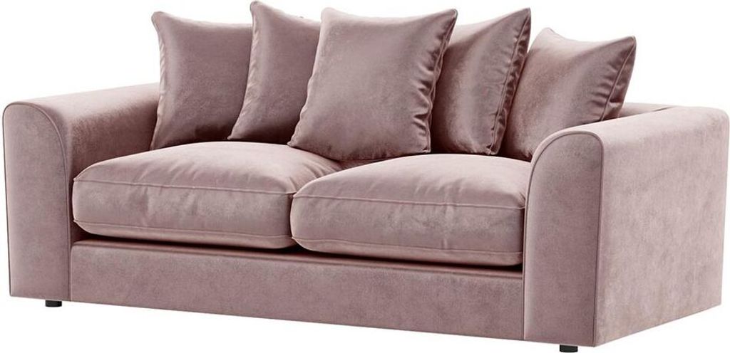 SLF24 - Dreisitzer-Sofa Dillon Velvet - puderrosa - Kronos 27