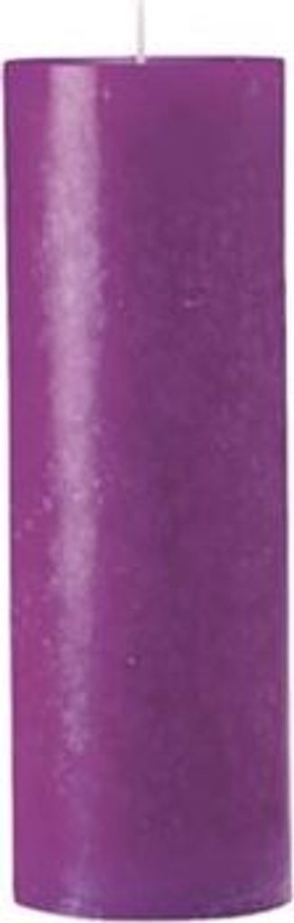 4 Cloud durchgefärbte handgegossene Stumpenkerzen 10 x 7,5 cm Violett Original Kopschitz Kerzen, Kerzen mit besonderer Struktur