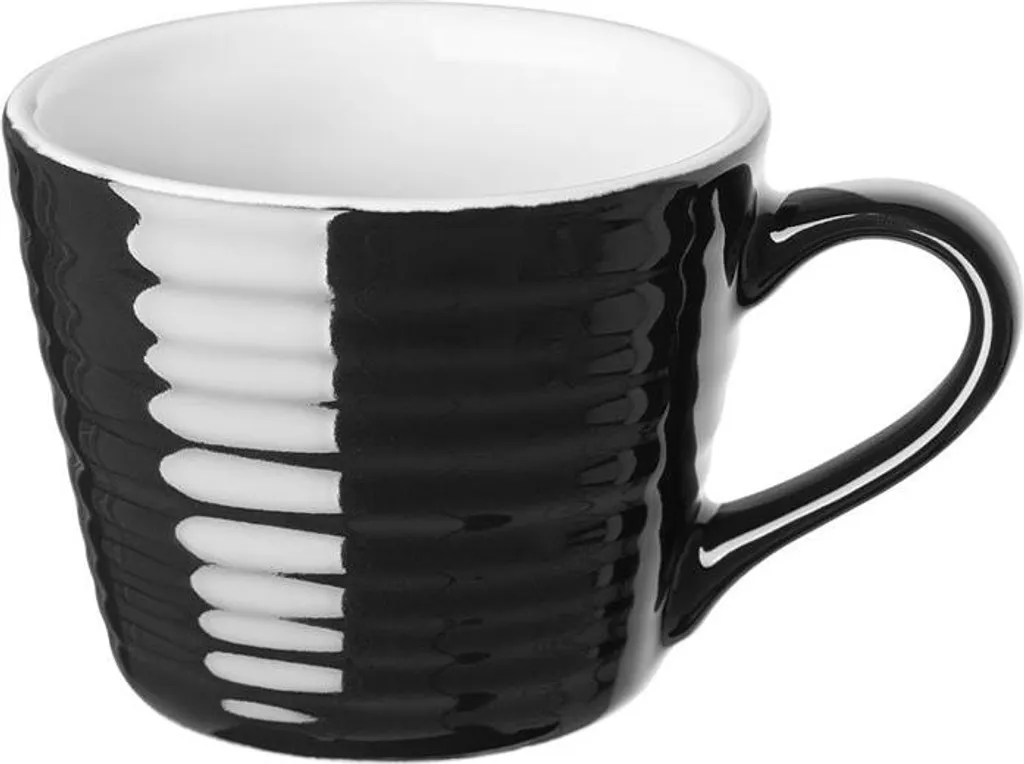 Offerta Set 6 Tazze Caffè Nere 230ml Olympia Cafe - Gres Professionale