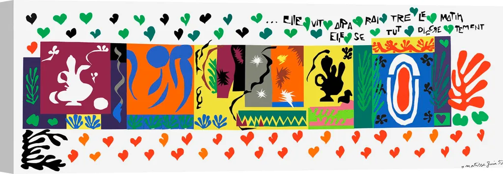 Tableau Henri Matisse Mille et une nuits - Impression sur toile 150x50 cm