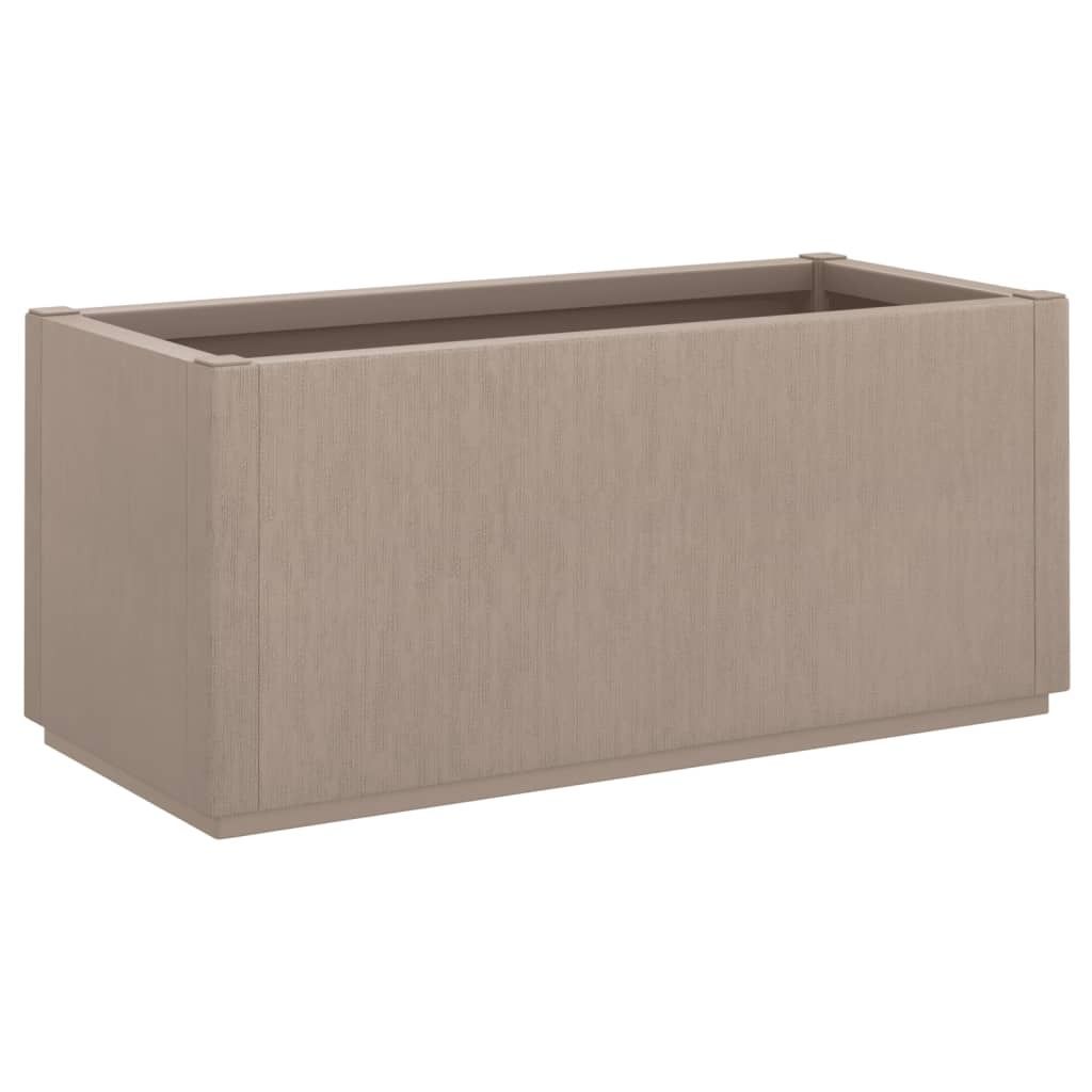 vidaXL Fioriera marrone chiaro 80x36x35 cm PP Immagine del prodotto 