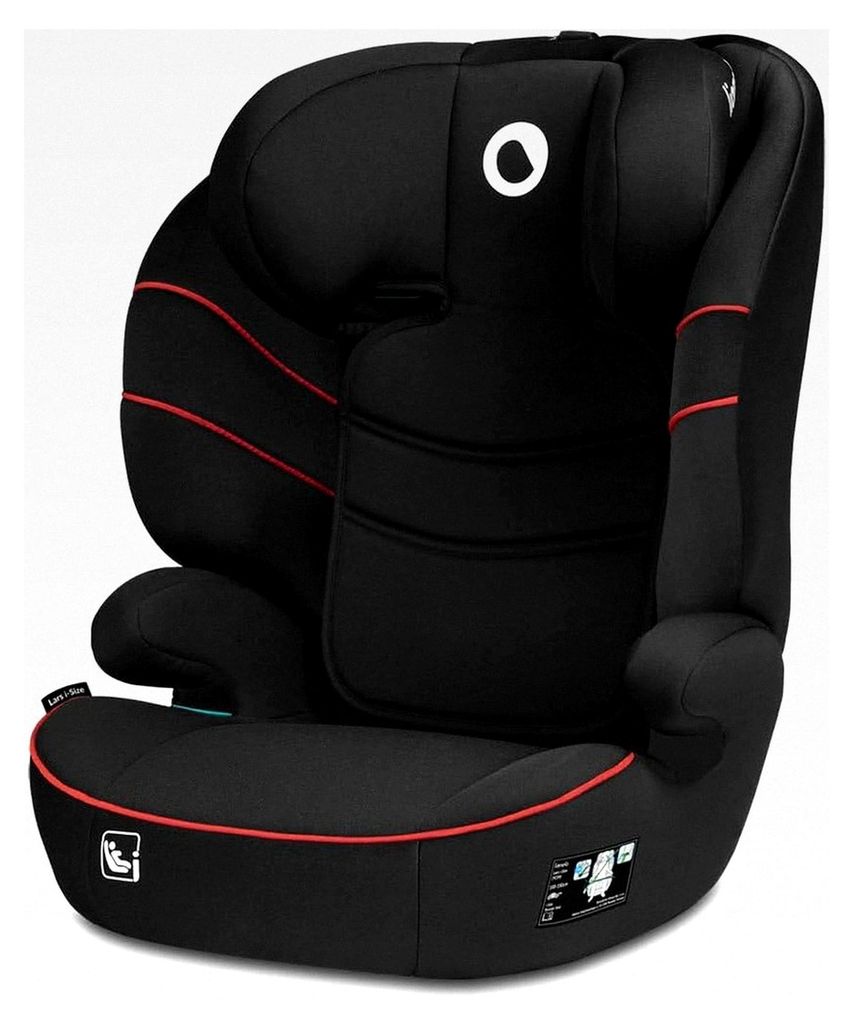 LARS i-Size Kinderautositz 100–150 cm, Gruppe 2/3, 10 Grad Seitenschutz, verstellbare Kopfstütze, bequeme Armlehnen, abnehmbare Rückenlehne