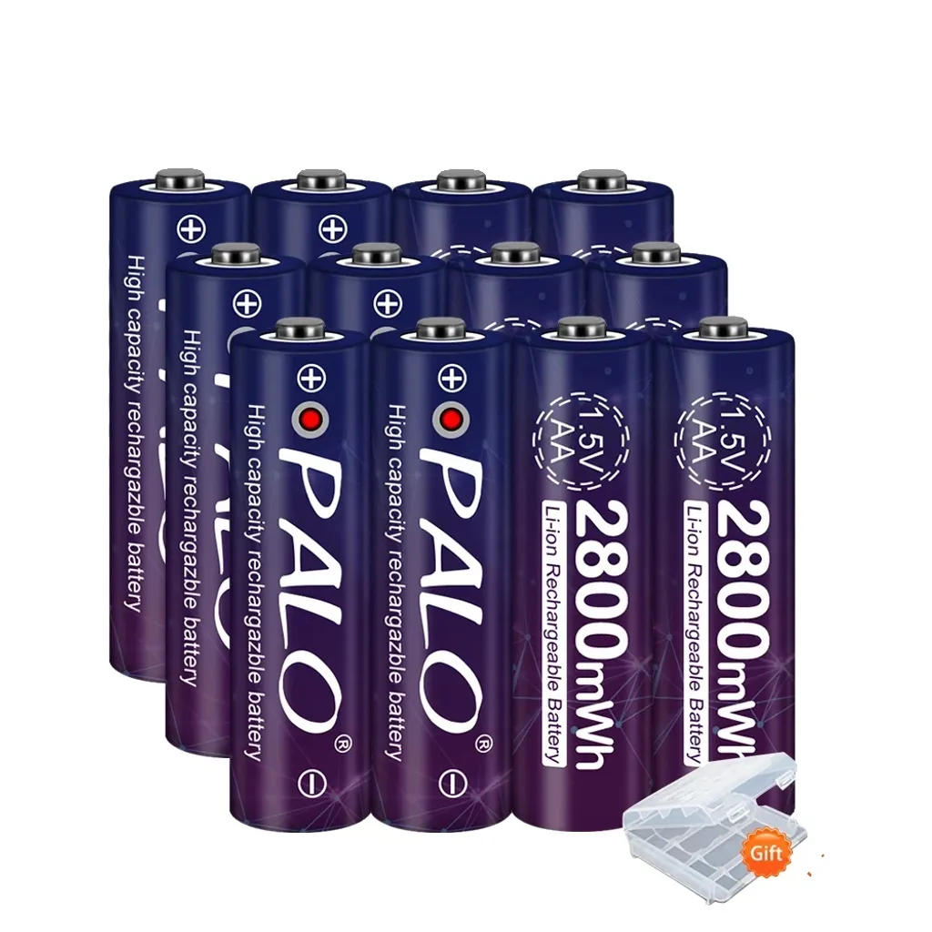 Batterie AA PALO Litio 1.5V 2800mWh | Ottimizzate per Smart Home