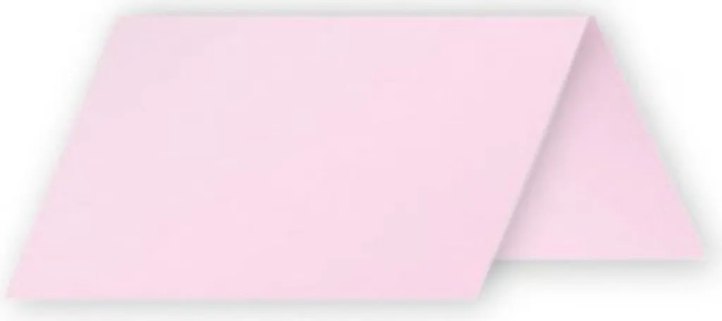 Marque-place Rigide qui Tient Debout Rose Bonbon Clairefontaine 85x80 mm