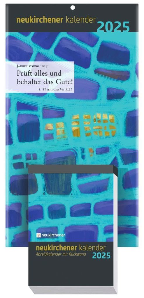 Neukirchener Kalender 2025 - Abreißkalender mit Rückwand Produktbild 