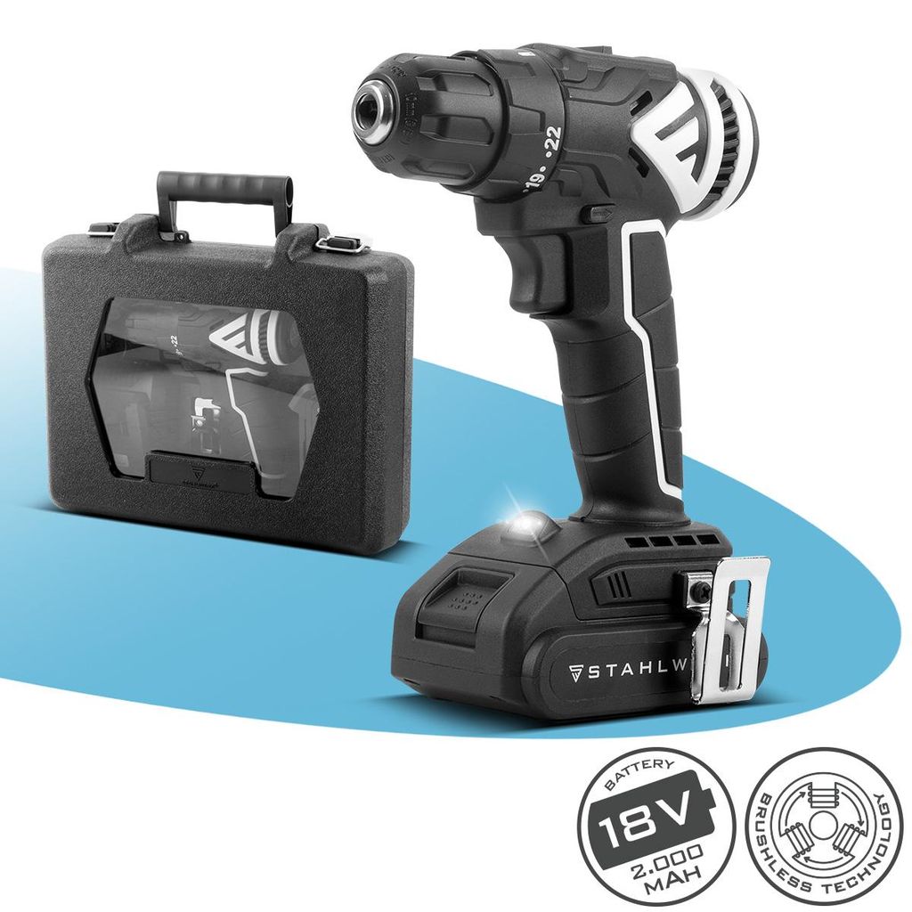 STAHLWERK Akumulatorowa wkrętarka ABS-18 ST o napięciu 18 V Zdjęcie produktu 