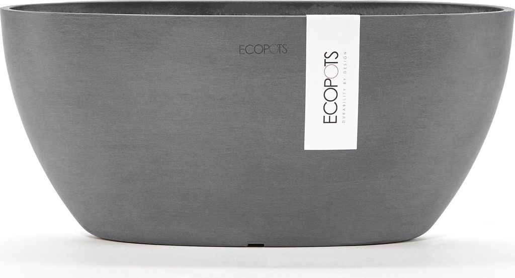 Ecopots Sofia 30 Blumentopf - L 29,5 cm x H 13,5 cm - Innen- und Außenbereich