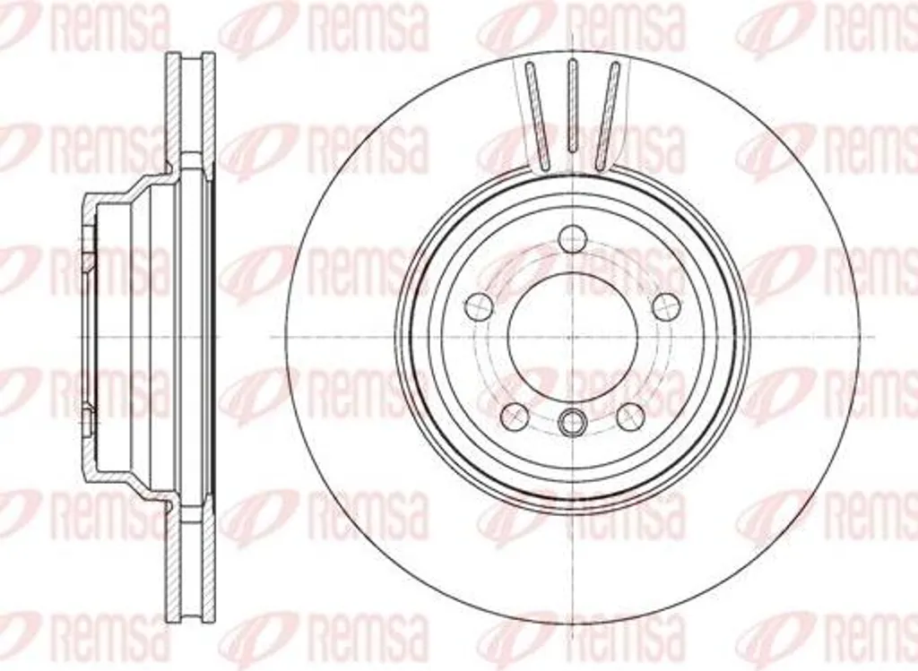Disque de frein haute résistance pour BMW Série 7 E65 et E66 Berline