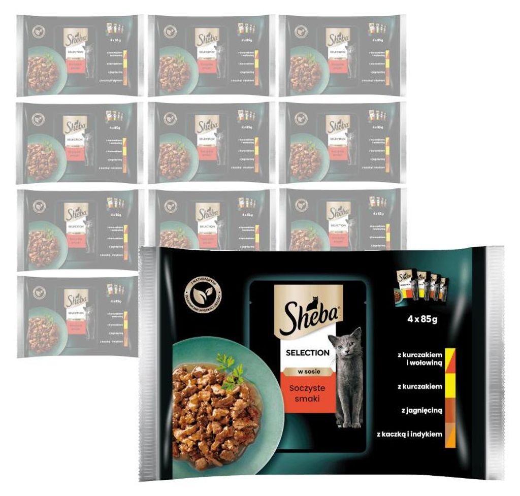 Sheba Selection in Sauce Soczyste Smaki 52 Szt. Karma Dla Zdjęcie produktu 