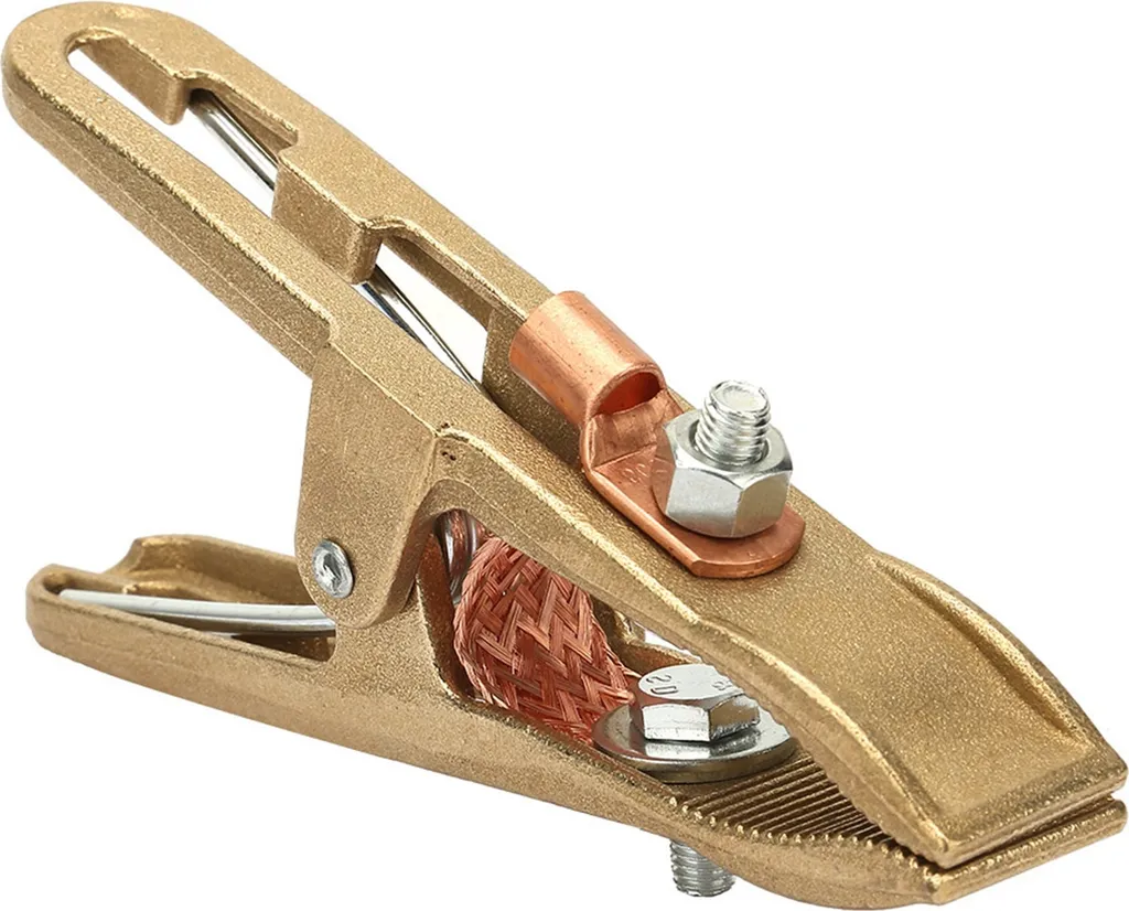 Pince de masse pour soudure 500A laiton robuste type A professionnelle