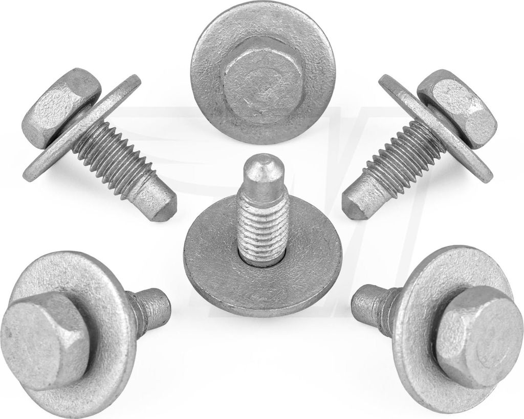 30x Sechskant Schraube mit Scheibe für Tesla Model Y Kotflügel Verkleidung | 1060685-00-C