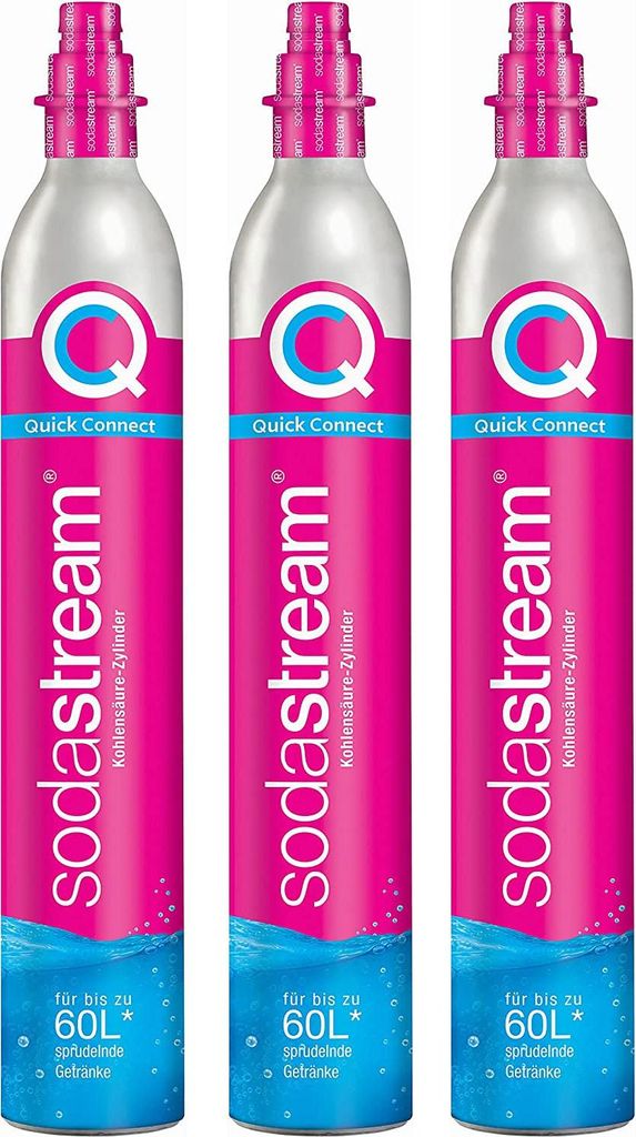 Lot de 3 cylindres de gaz co2 60l quick connect pour Image du produit 