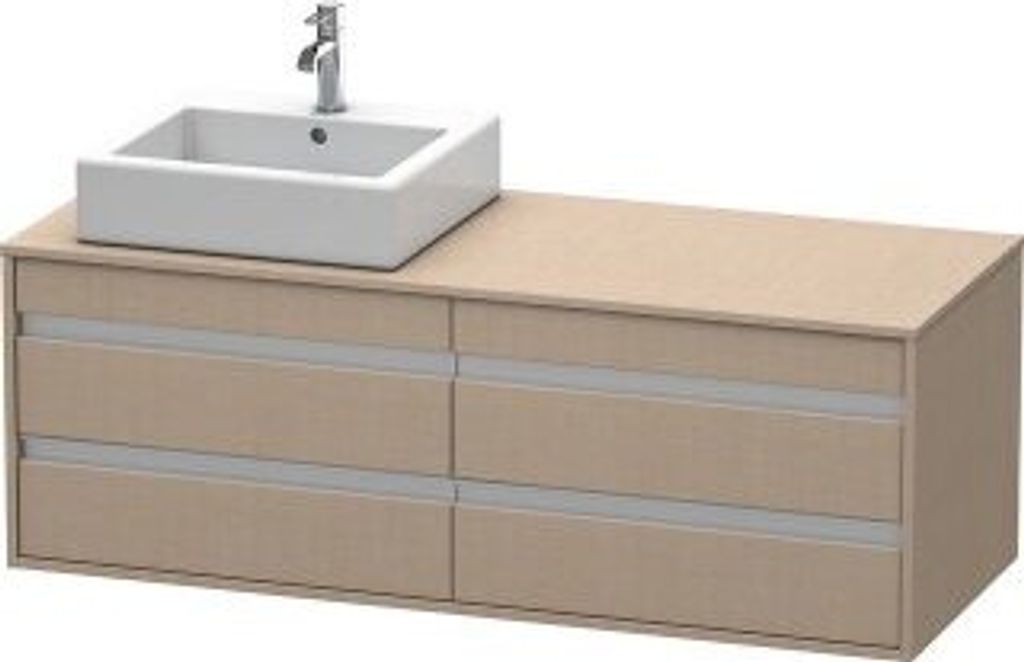 DURAVIT KT6657L7575 WTU wandhängend Ketho 550x1400x496mm