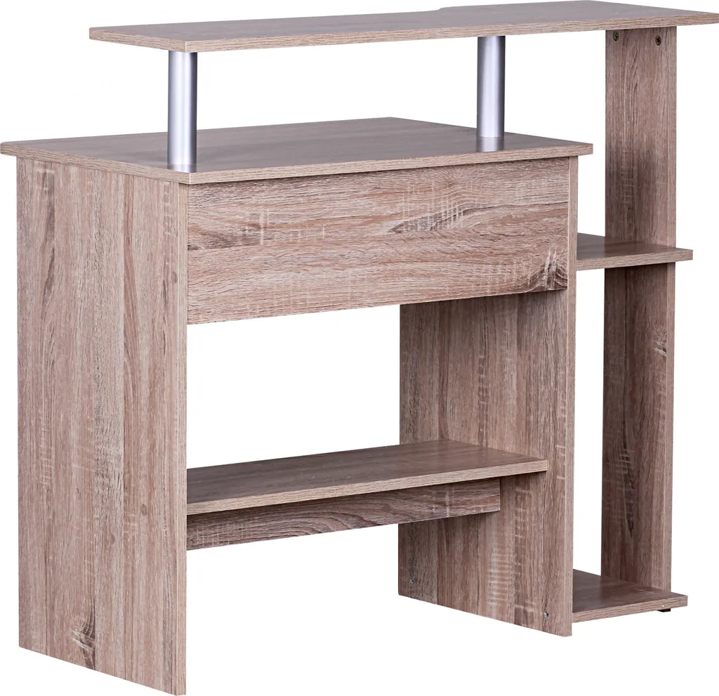 Table PC Sonoma multi-rangements Wohnling Dennis WL1.171 structure robuste
