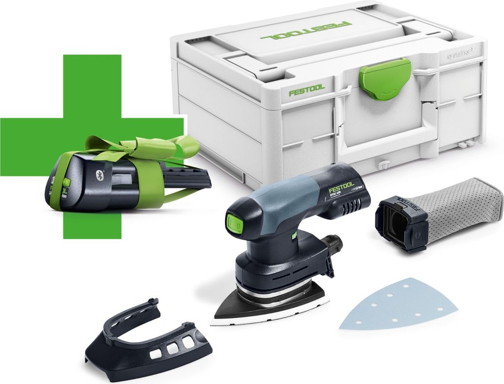 Festool Akku-Deltaschleifer DTSC 400-Basic-ERGO