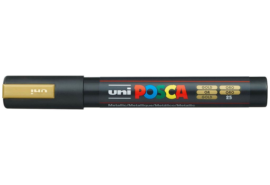 Marker UNI POSCA PC-5M zlatý Obrázek produktu 3