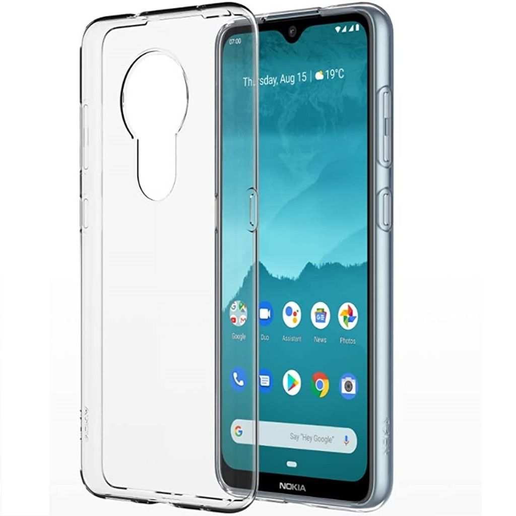 starfix Ultra Slim Silikon-Tasche für Nokia 7.2 / Nokia 6.2 transparent