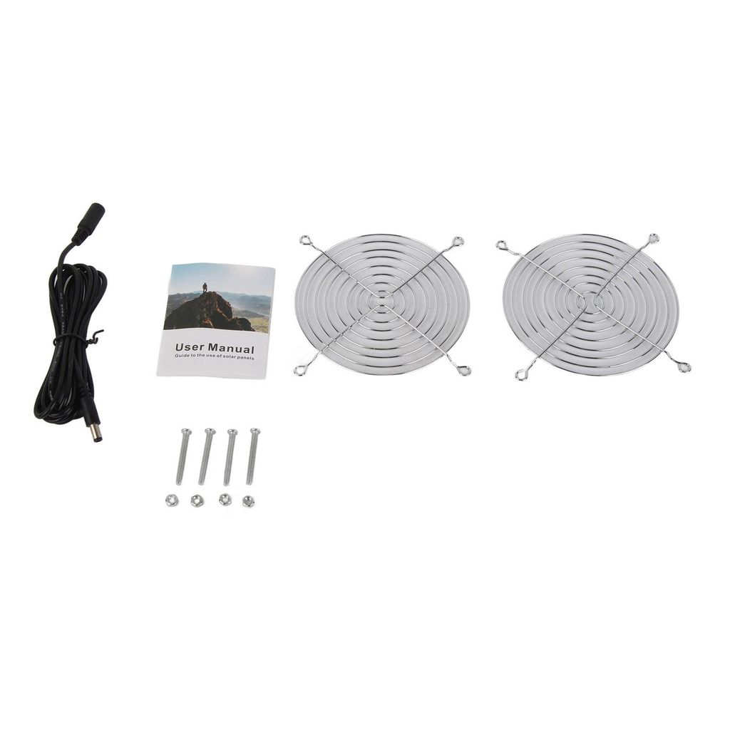 6W solární ventilátor s ochrannou sítí, vodotěsný, pro Obrázek produktu 