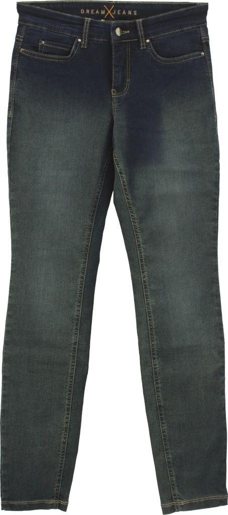 30902 Mac Jeans, Dream Skinny, Damen Jeans Hose, Superstretch, dark blue, D 34 W 27 L 32