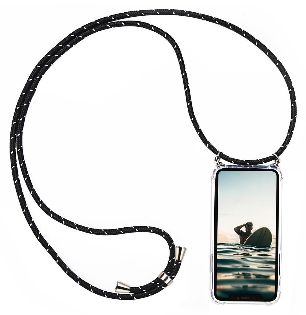 Keebos Handy-Halskette – Crossbody-Hülle Mit Verstellbarem Band & Kartenfach | Für Galaxy S24 U.a.
