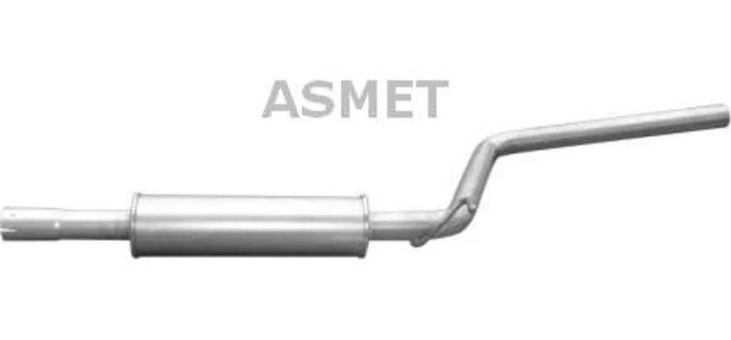 Remplacement Silencieux central Caddy - ASMET 3106 adaptable 2K3253209