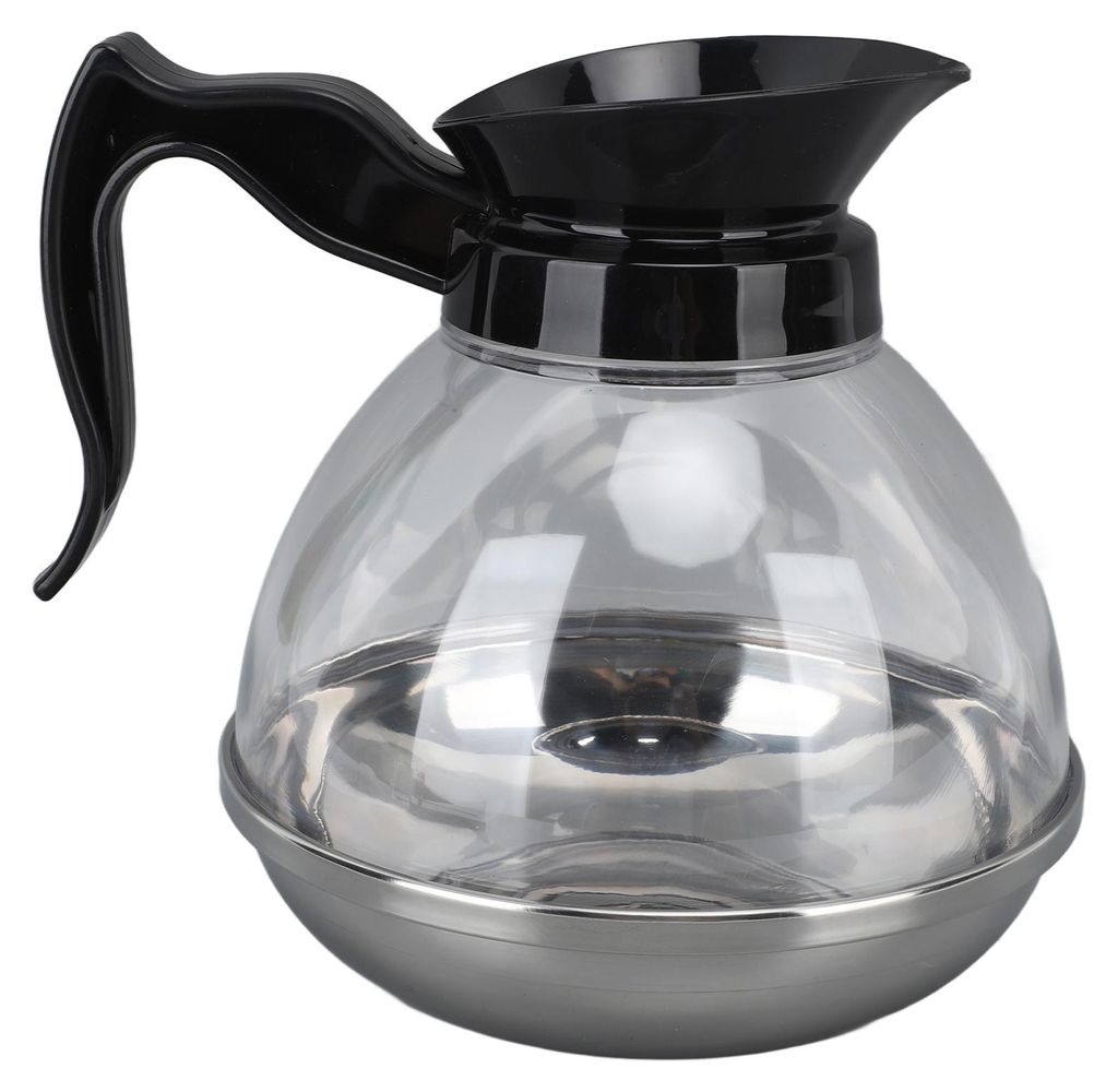 Ersatz-Kaffeekanne, 1,2 QT, ABS-Universalbereiter mit bequemem Griff und fest sitzendem Auslauf für Maschinenherd
