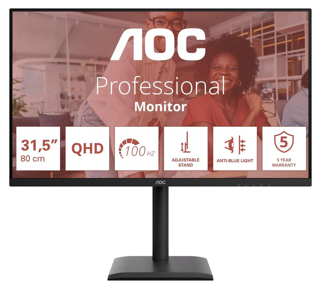 AOC E4 Q32E4U Computerbildschirm 80 cm (31.5") 2560 x 1440 Produktbild 