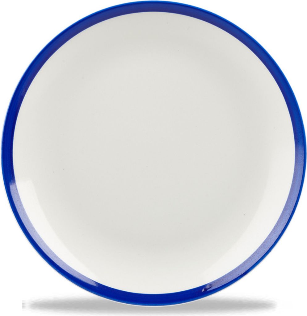 Churchill Retro Blue Flache Coup Teller, 15,51 cm, 12 Produktbild 