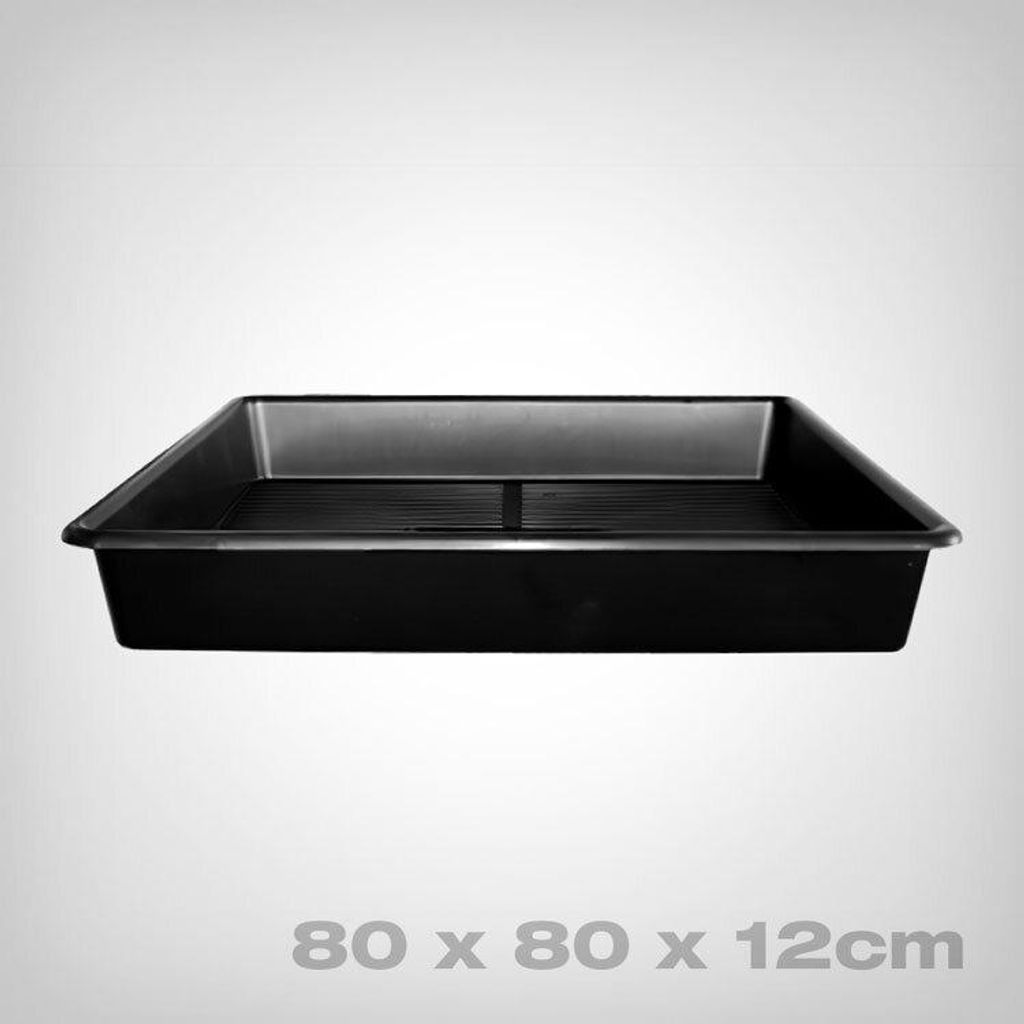 Garland Pflanzschale, schwarz, 80x80x12cm Produktbild 