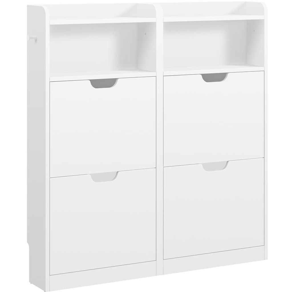 Yaheetech Schuhschrank Schuhkipper mit 4 Klappen, 17 cm Produktbild 