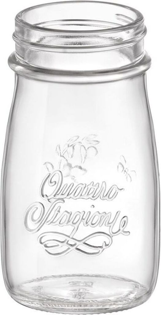 Flasche „Quattro Stagioni“ ohne Deckel, 0,2 Liter