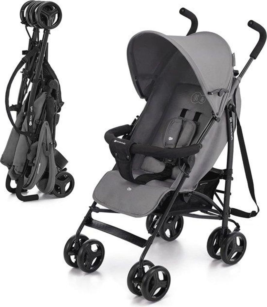 Lichtgewicht Kinderbuggy mit Klappfunktion - Reisbuggy mit verstellbarer Rückenlehne