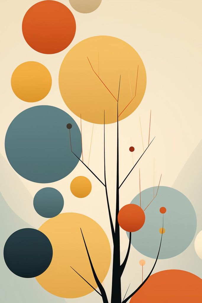 Plakat 30x45cm Harmonie der Herbstfarben