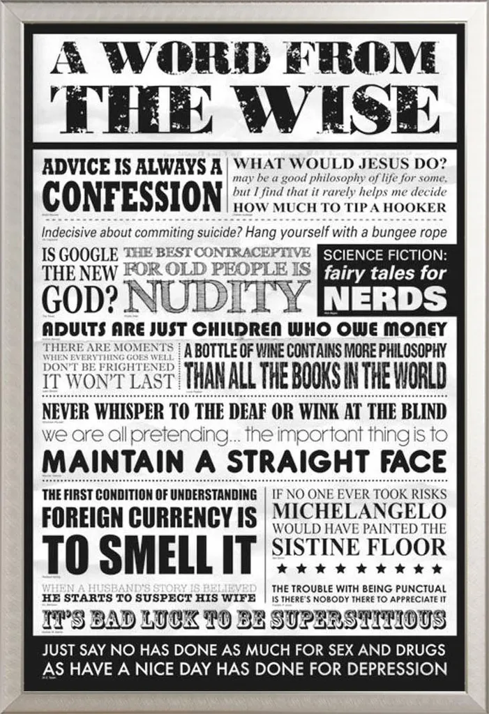 Quadro Motivazionale Ufficio: Poster Citazioni + Cornice Alluminio Shinsuke