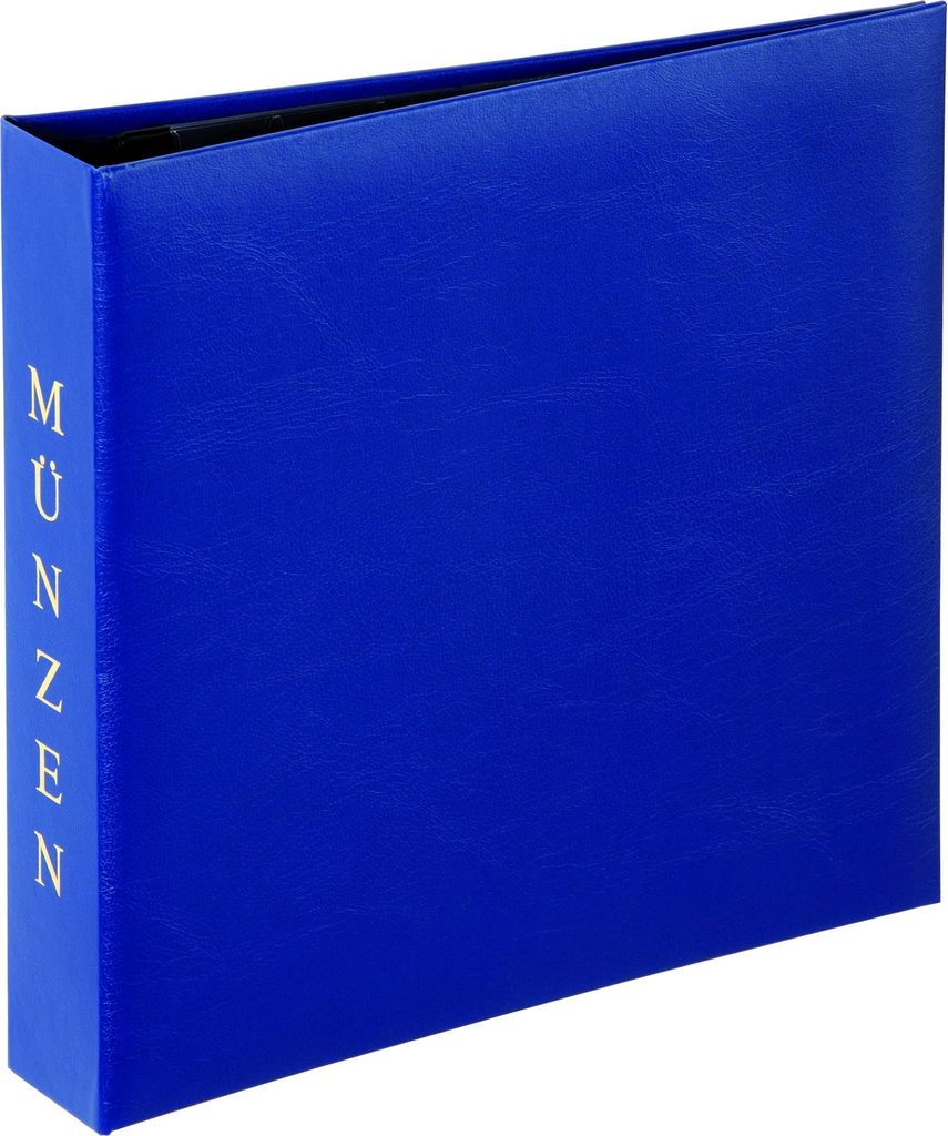 Münzalbum 25x24,5 cm Baladek blau Packung mit 6 Stück