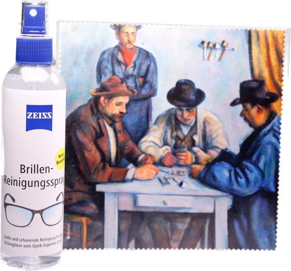Mikrofasertuch "Die Kartenspieler" Größe 18,5*18,5 cm von La Kelnet