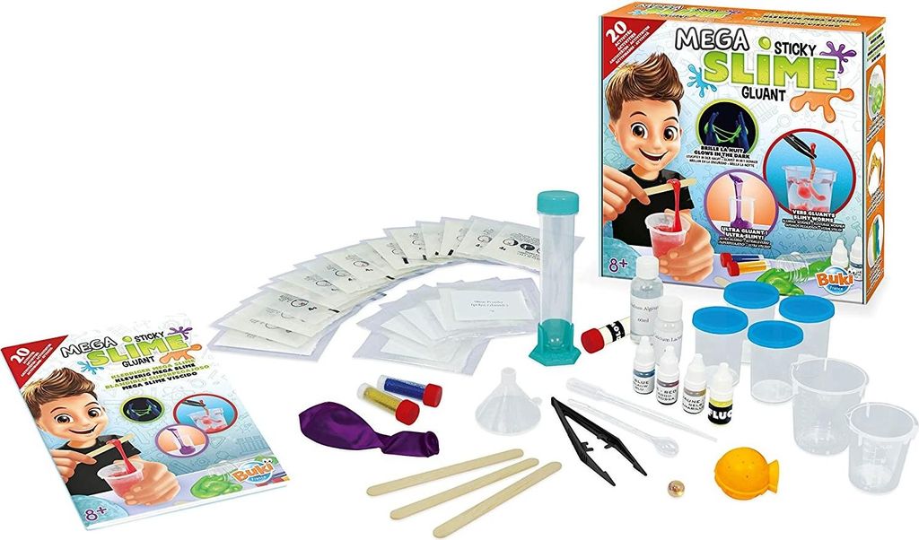 Buki Mega Slime Spielset - Schleim selber machen fr Kinder