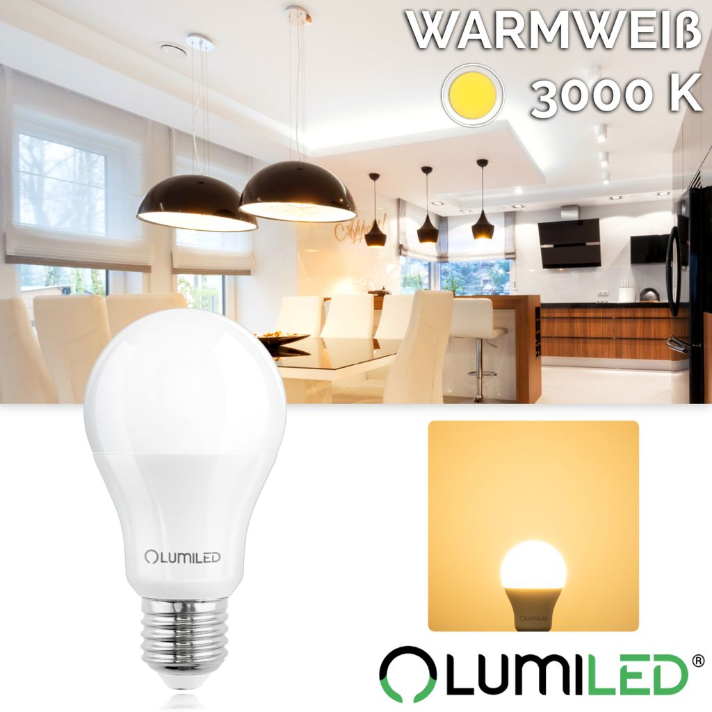 LUMILED 10x LED Lampen GU10 1.5W (15W) 135lm 6500K kaltweiß 120°  Leuchtmittel