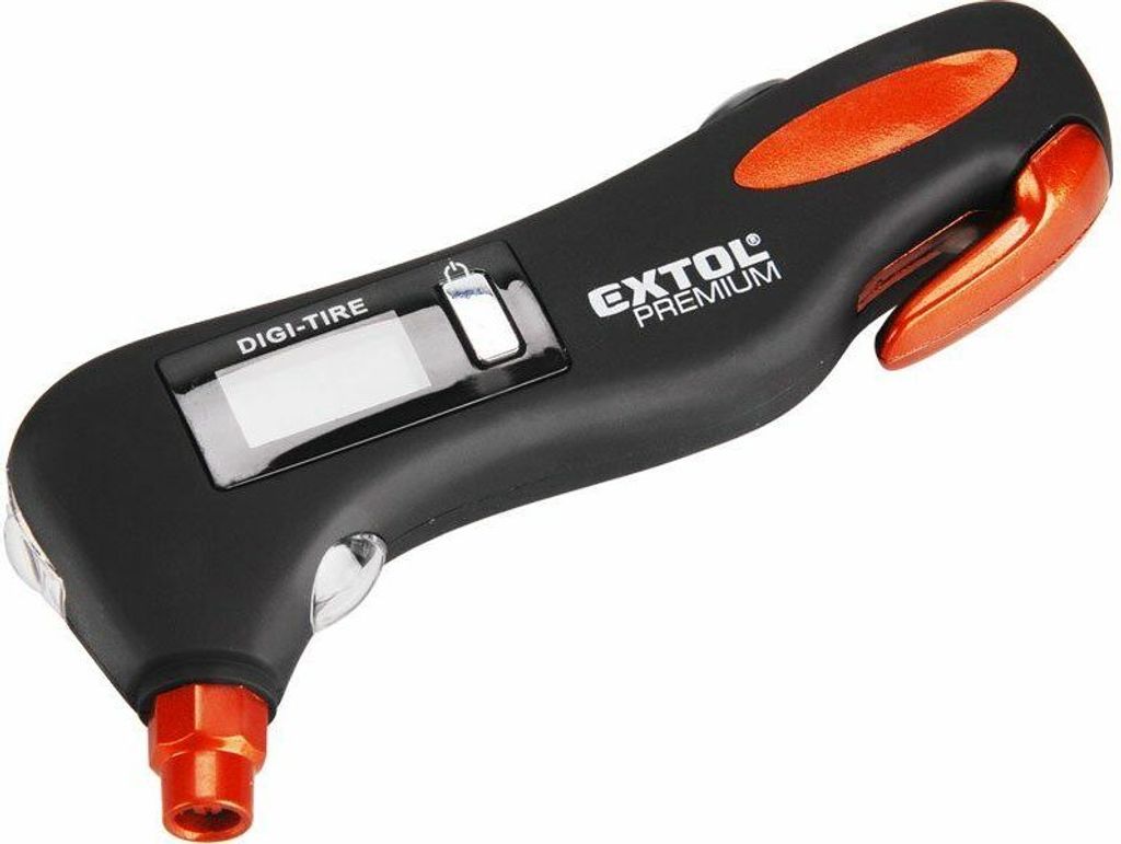 EXTOL-PREMIUM  Měřič tlaku pneumatik digitální EMERGENCY 5 Obrázok produktu 