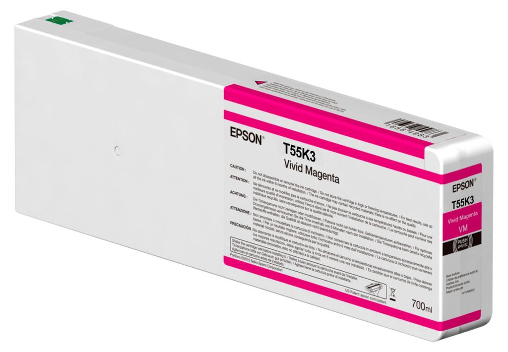 Epson C13T55K30N Tintenpatrone Magenta 700ml Original für Produktbild 