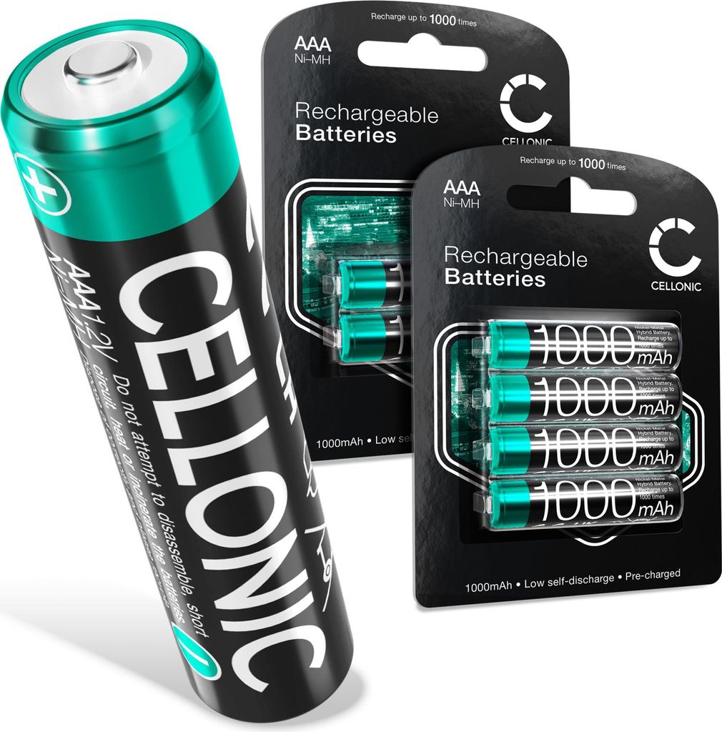 CELLONIC 6x Akku für Babyphone kompatibel mit Reer 50070 - (1000mAh, 1.2V)