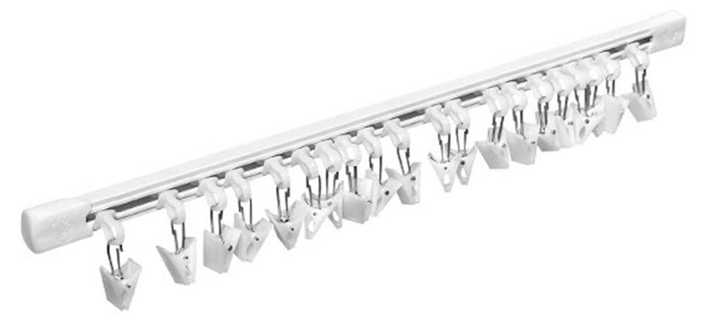 Haarseil-Halterung für den Kleiderschrank, 20 Haarspangen, Haarschleifen-Organizer, verschiebbarer Aufbewahrungshalter für Haaraccessoires wie Sc...