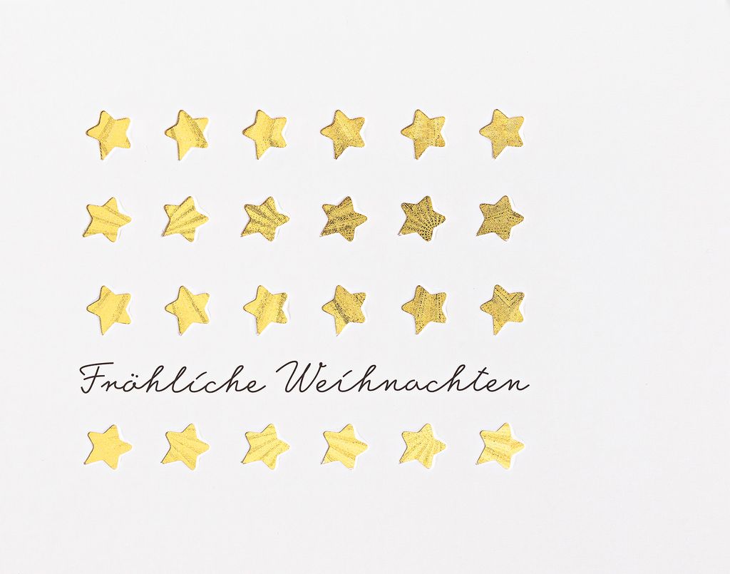 Weihnachten Glückwunschkarte im Format 115 x 17cm mit Umschlag